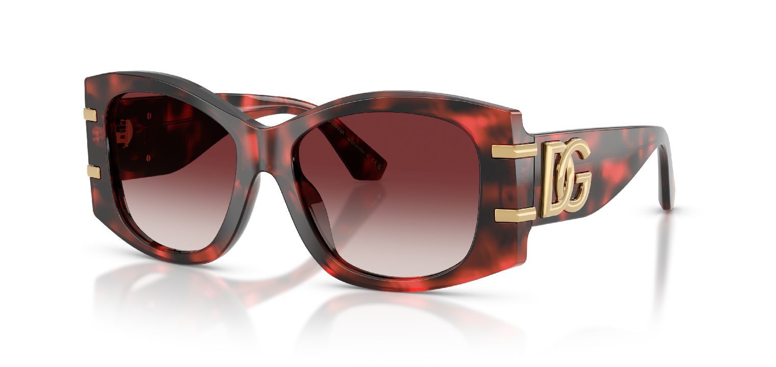 Lunettes de soleil Dolce & Gabbana Papillon 0DG4501 Rouge pour Femme