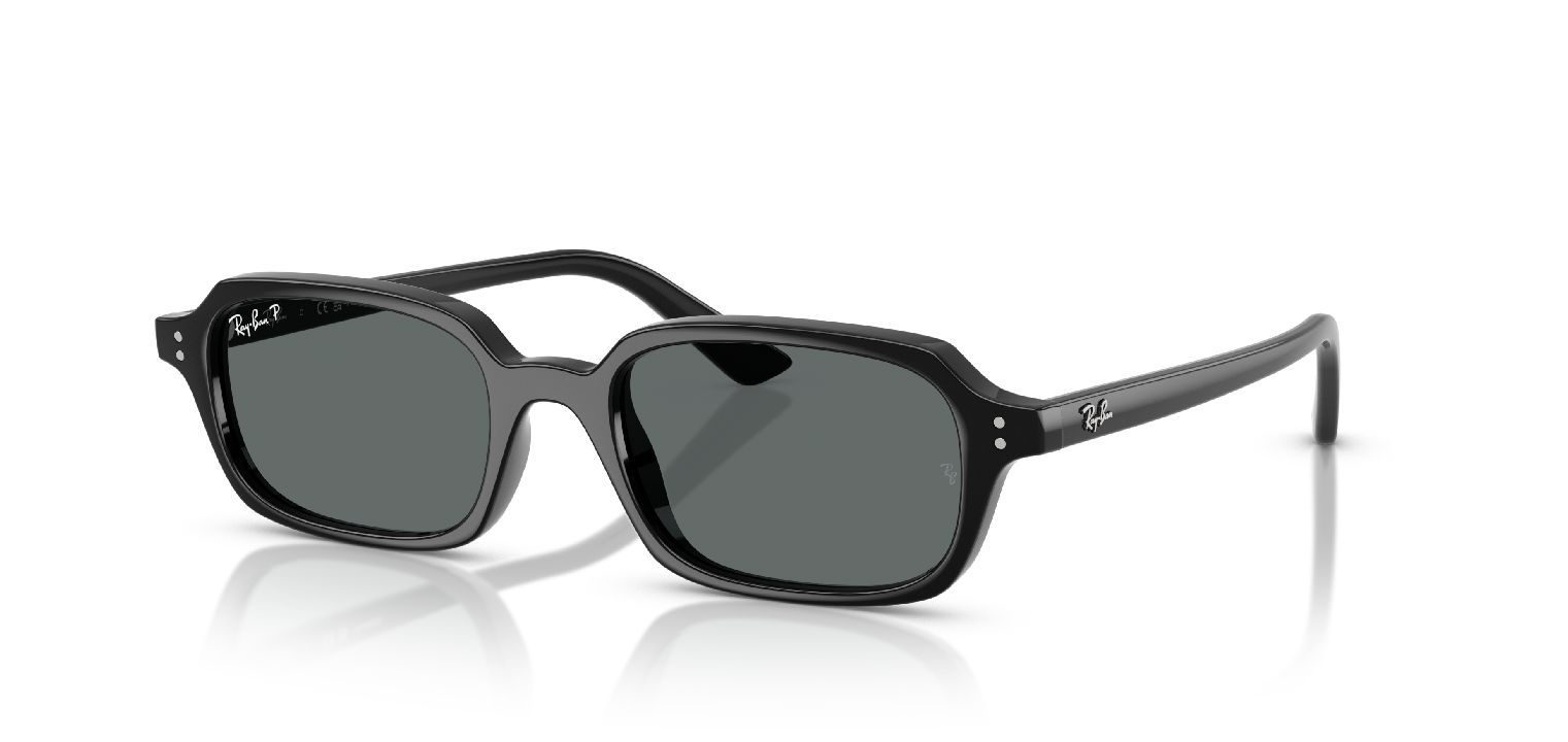 Lunettes de soleil Ray-Ban Carré 0RB4455 Noir pour Homme-Femme