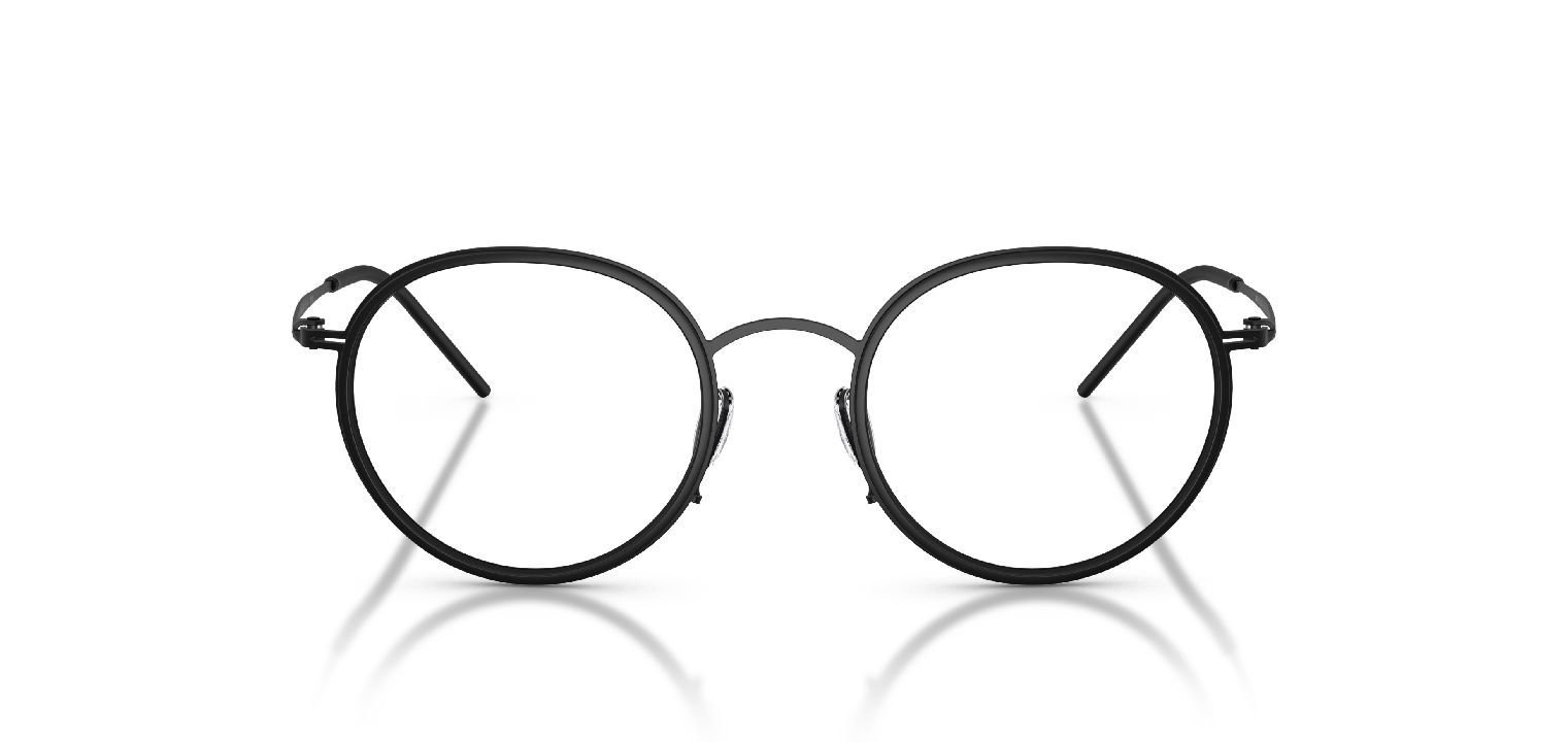 Giorgio Armani Round Eyeglasses 0AR5155 Black for Man