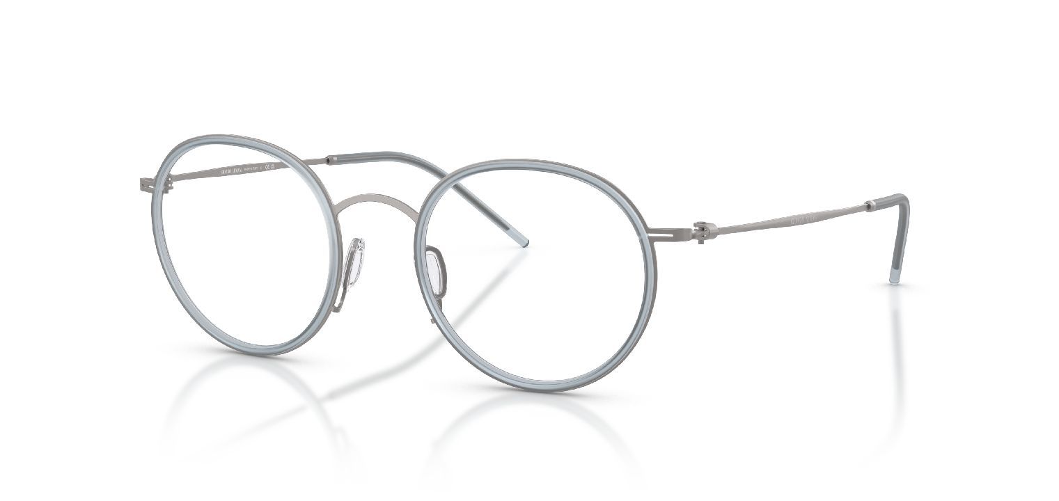 Giorgio Armani Round Eyeglasses 0AR5155 Grey for Man