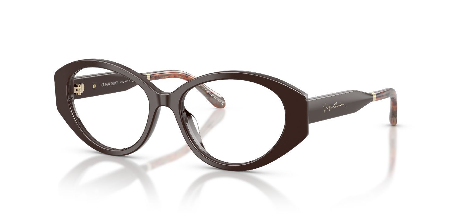 Giorgio Armani Oval Eyeglasses 0AR7281U Marron for Woman
