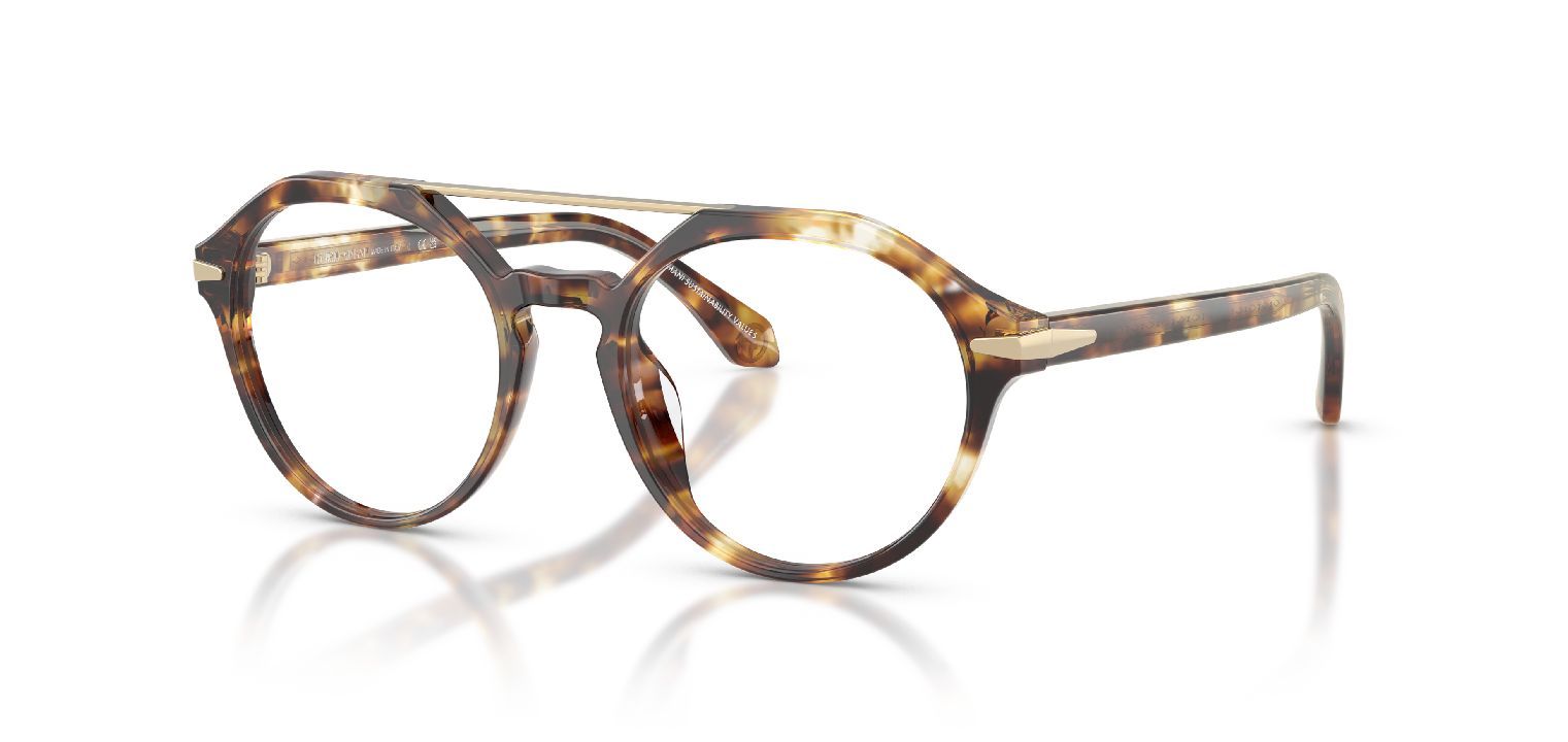 Giorgio Armani Round Eyeglasses 0AR7278U Havana for Man