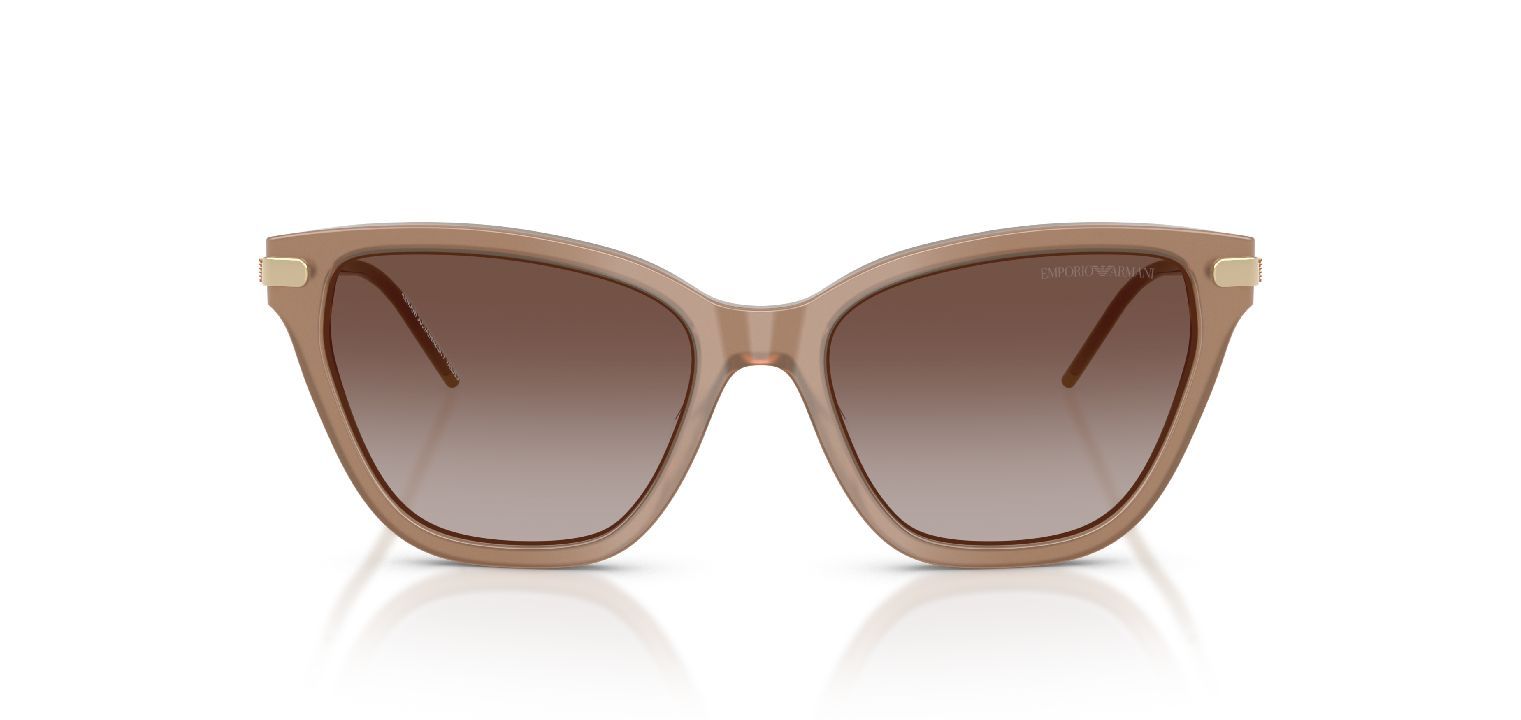 Lunettes de soleil Emporio Armani Papillon 0EA4251 Marron pour Femme