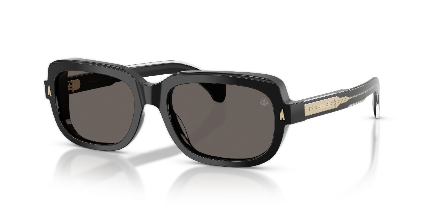 Moncler Carré Sunglasses 0ME6008 Black for Unisex