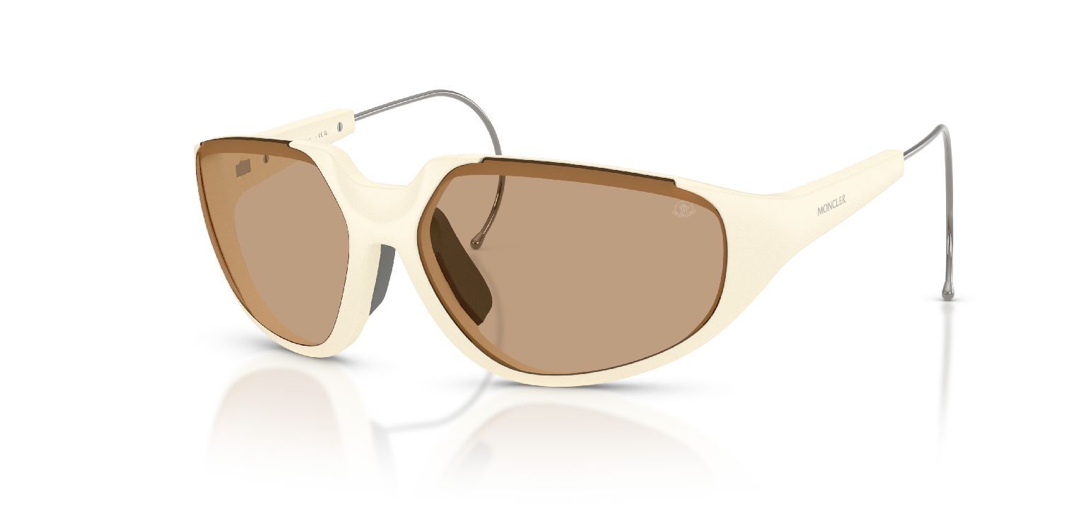Moncler Fantasie Sonnenbrillen 0ME8008 Beige für Damen/Herren