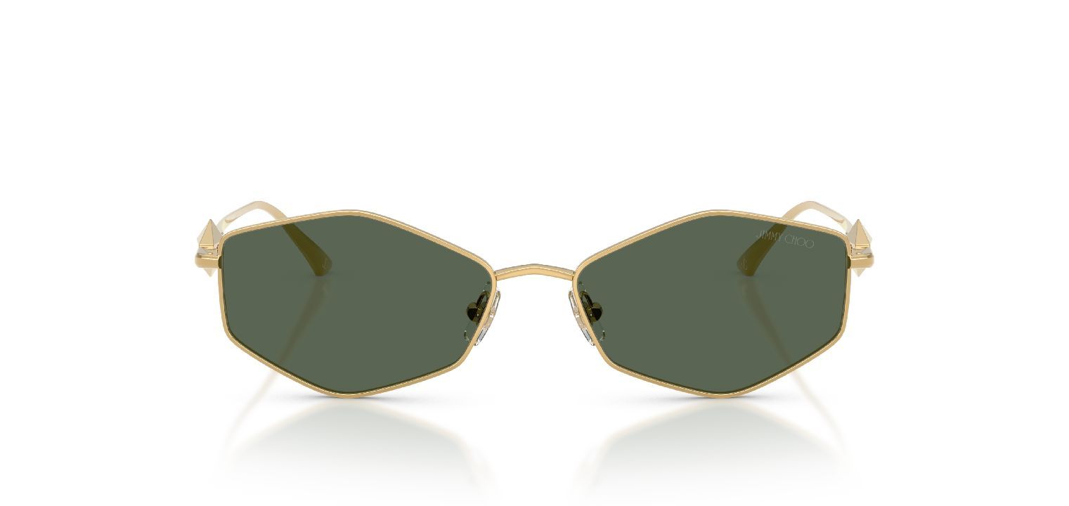 Jimmy Choo Oval Sunglasses 0JC4017 Gold for Woman
