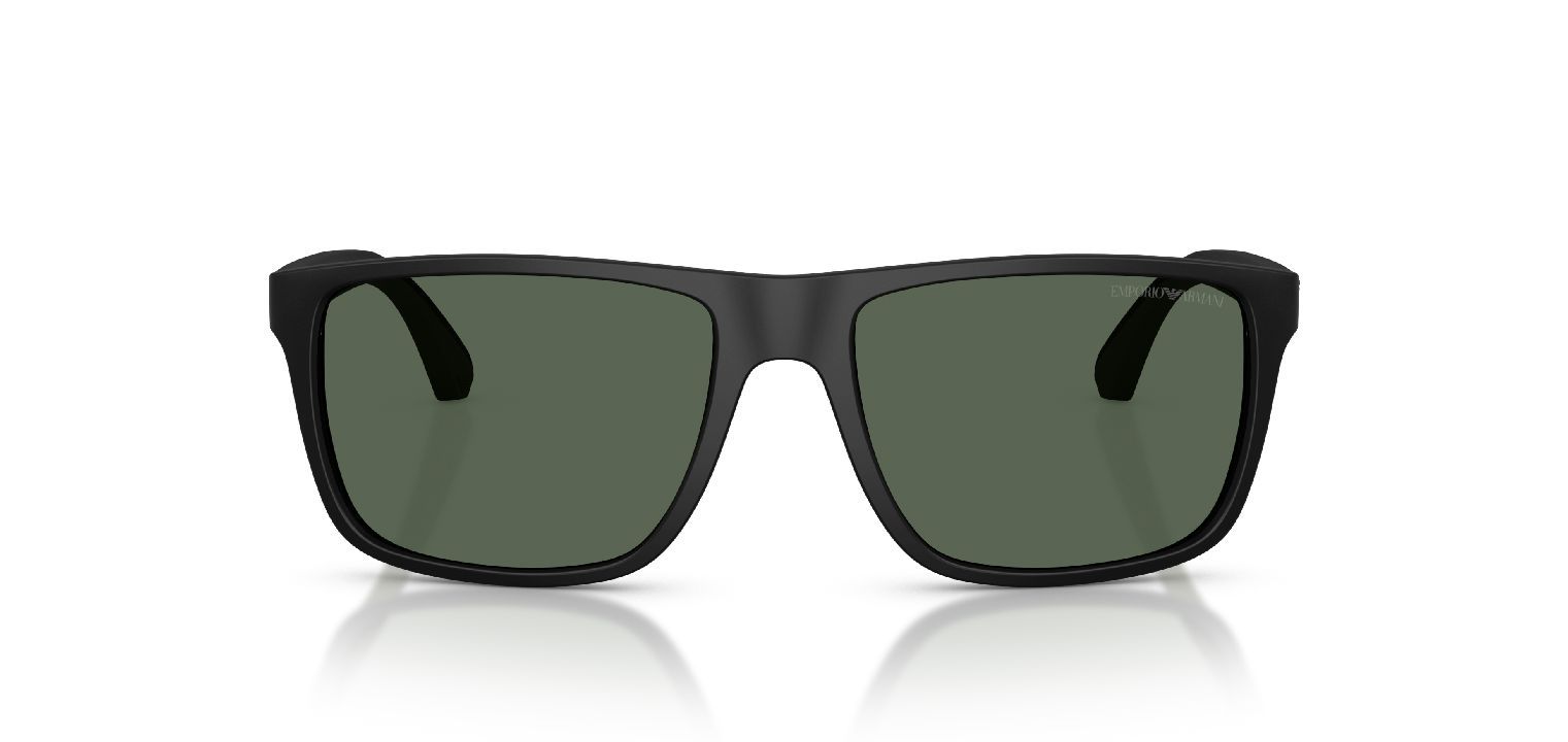 Emporio Armani Rechteckig Sonnenbrillen 0EA4033 Schwarz für Herren