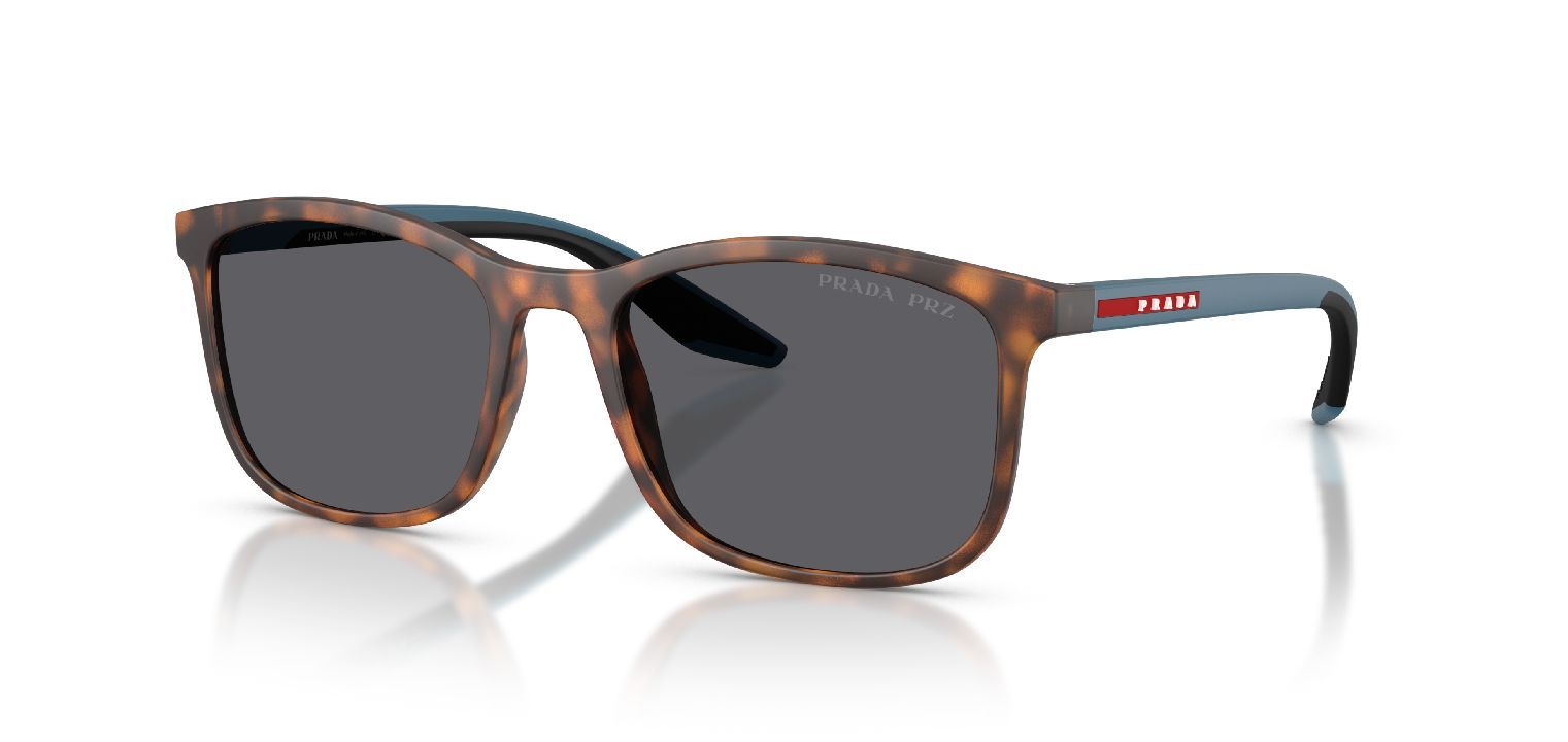 Prada Linea Rossa Quadratisch Sonnenbrillen 0PS A08S Havana für Herren