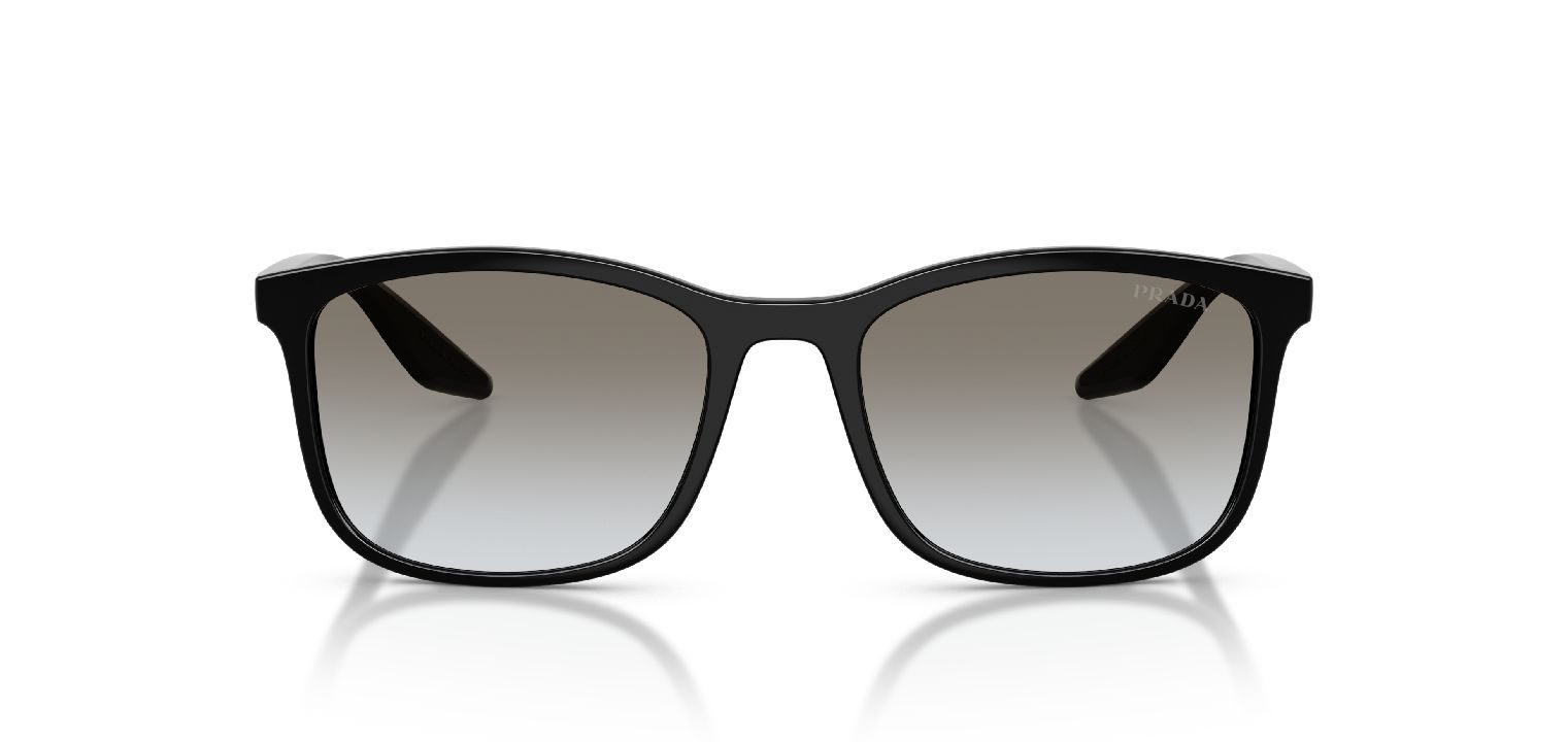 Prada Linea Rossa Quadratisch Sonnenbrillen 0PS A08S Schwarz für Herren