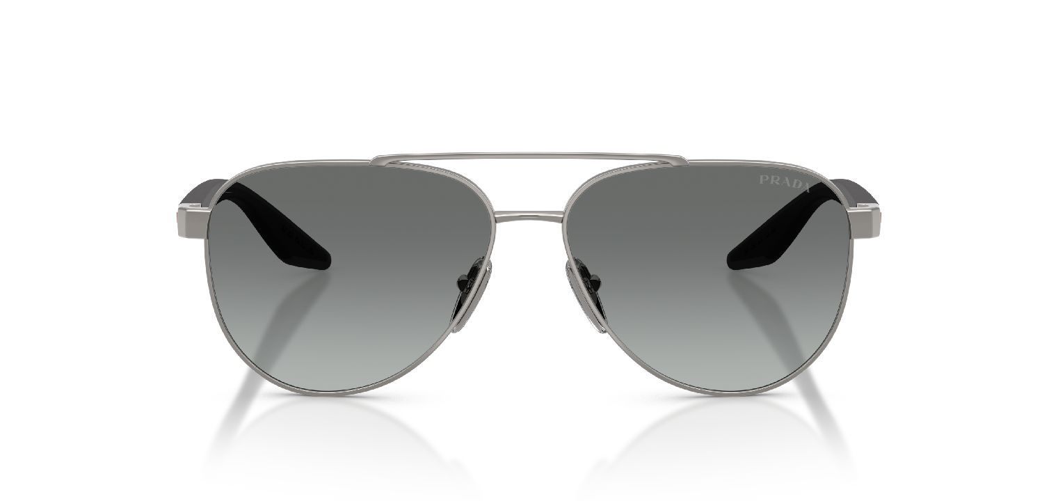 Prada Linea Rossa Aviator Sonnenbrillen 0PS A52S Grau für Herren