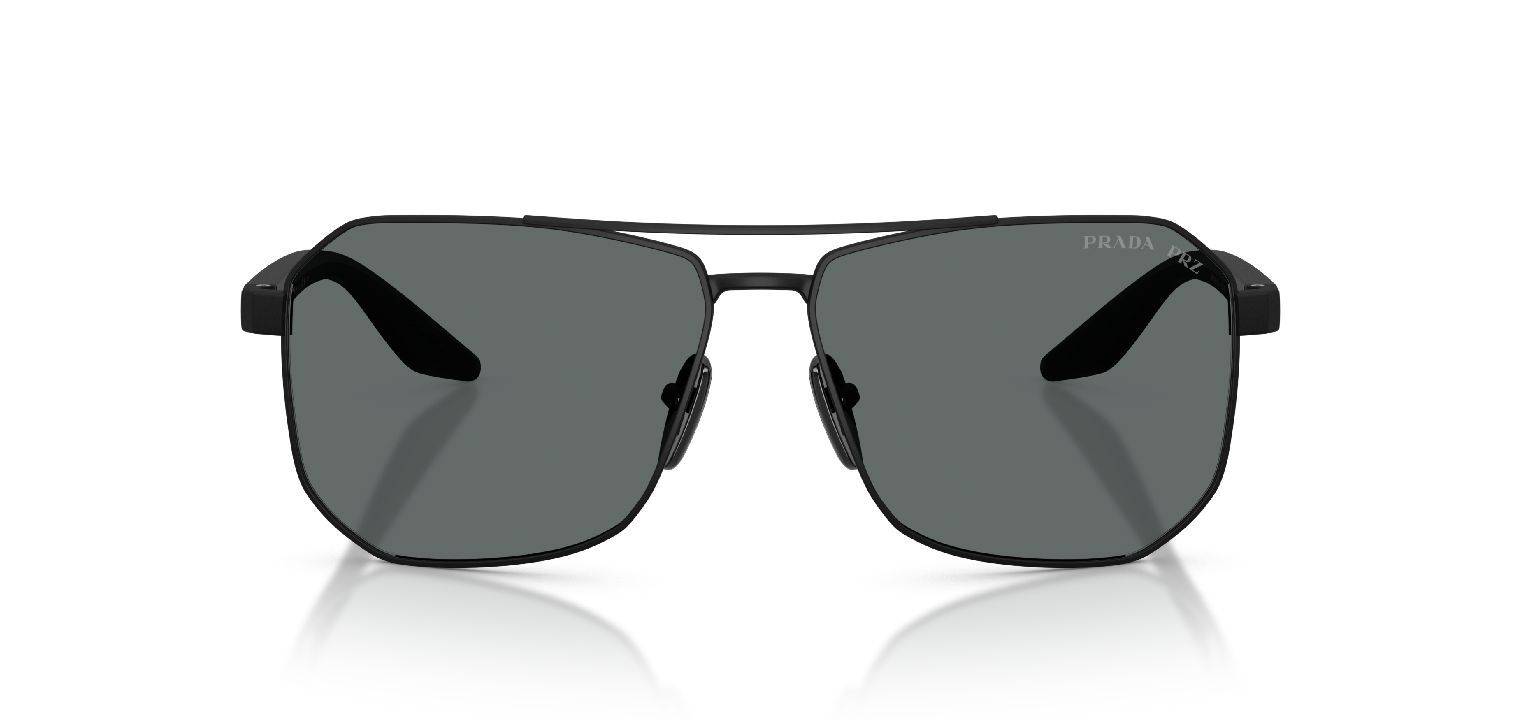 Prada Linea Rossa Aviator Sunglasses 0PS A53S Black for Man