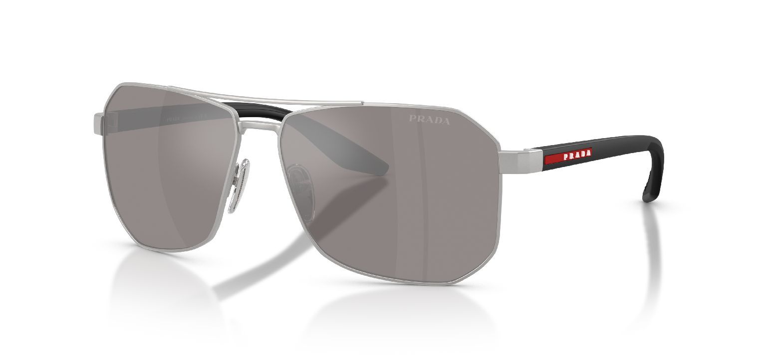 Prada Linea Rossa Aviator Sonnenbrillen 0PS A53S Beige für Herren