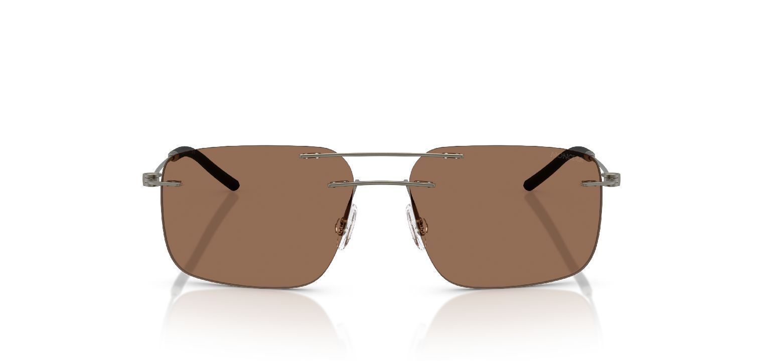 Moncler Rechteckig Sonnenbrillen 0ME4003 Braun für Damen/Herren