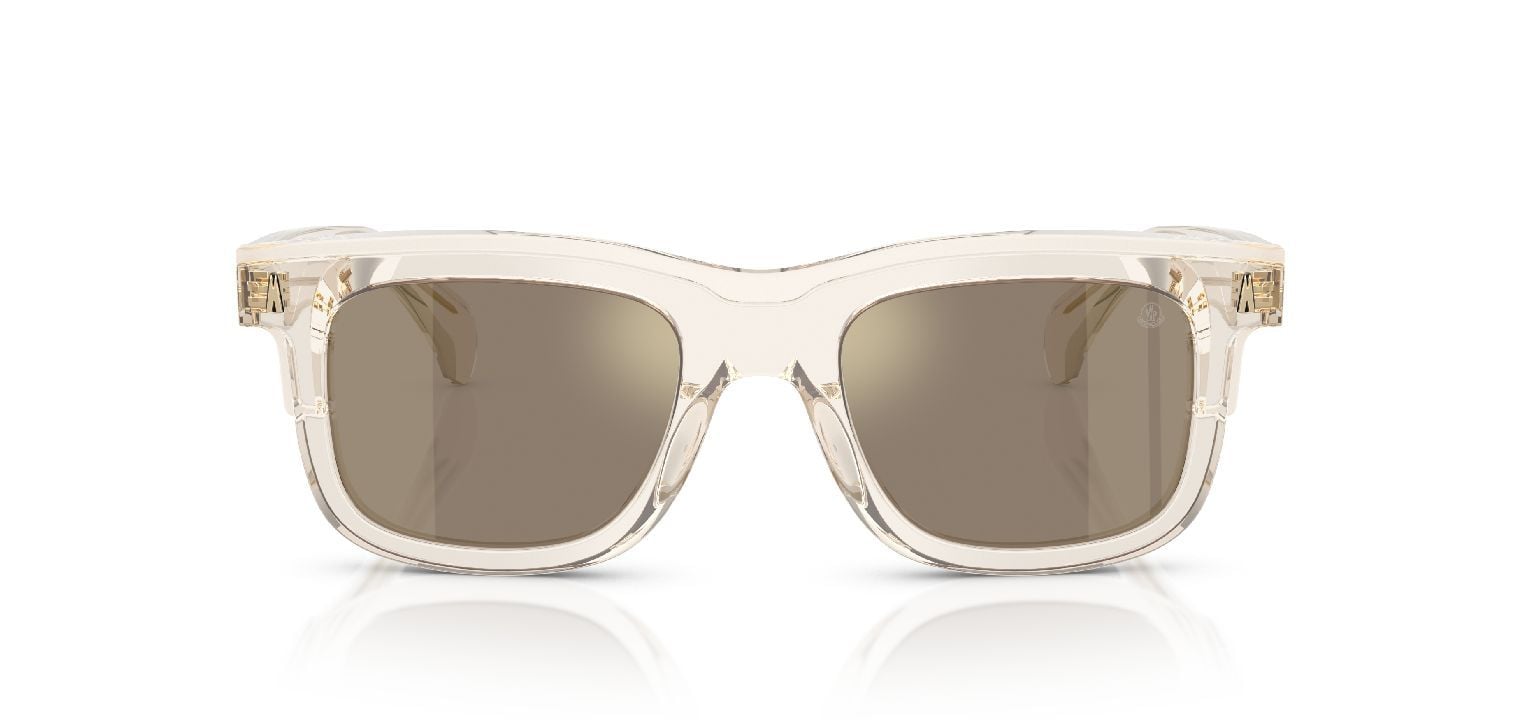 Moncler Quadratisch Sonnenbrillen 0ME6004 Gelb für Damen/Herren