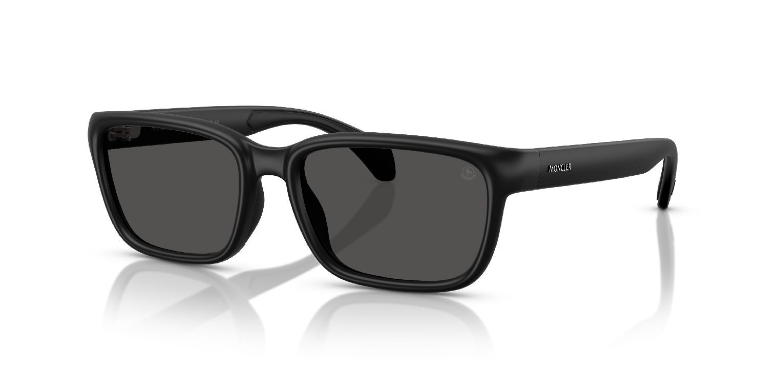Lunettes de soleil Moncler Carre 0ME8002 Noir pour Homme Femme Visilab