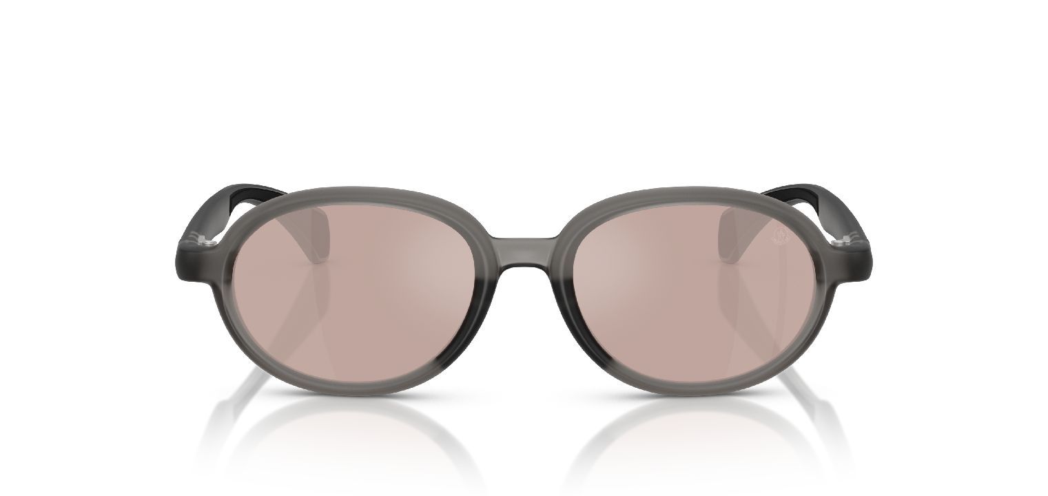 Moncler Oval Sonnenbrillen 0ME8006 Grau für Damen/Herren