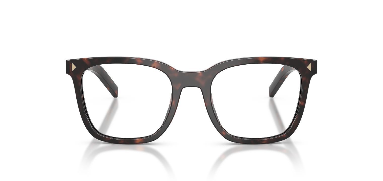 Prada Quadratisch Brillen 0PR B11V Havana für Damen