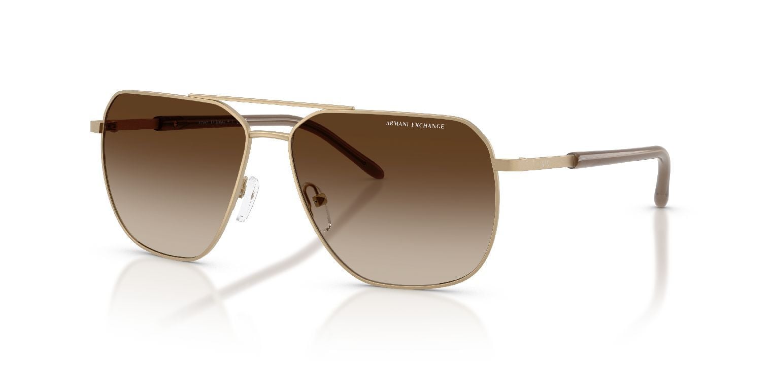 Armani Exchange Aviator Sonnenbrillen 0AX2057S Gold für Herren