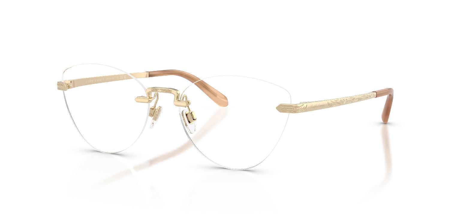Lunettes de vue Ralph Lauren Papillon 0RL5134 Doré pour Femme
