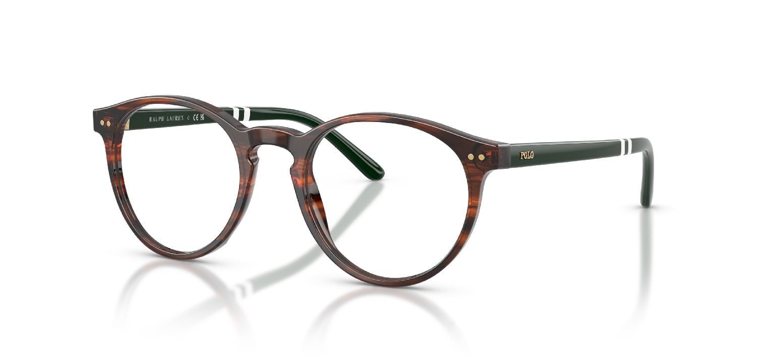Lunettes de vue Polo Ralph Lauren Ronde 0PH2297 Marron pour Homme