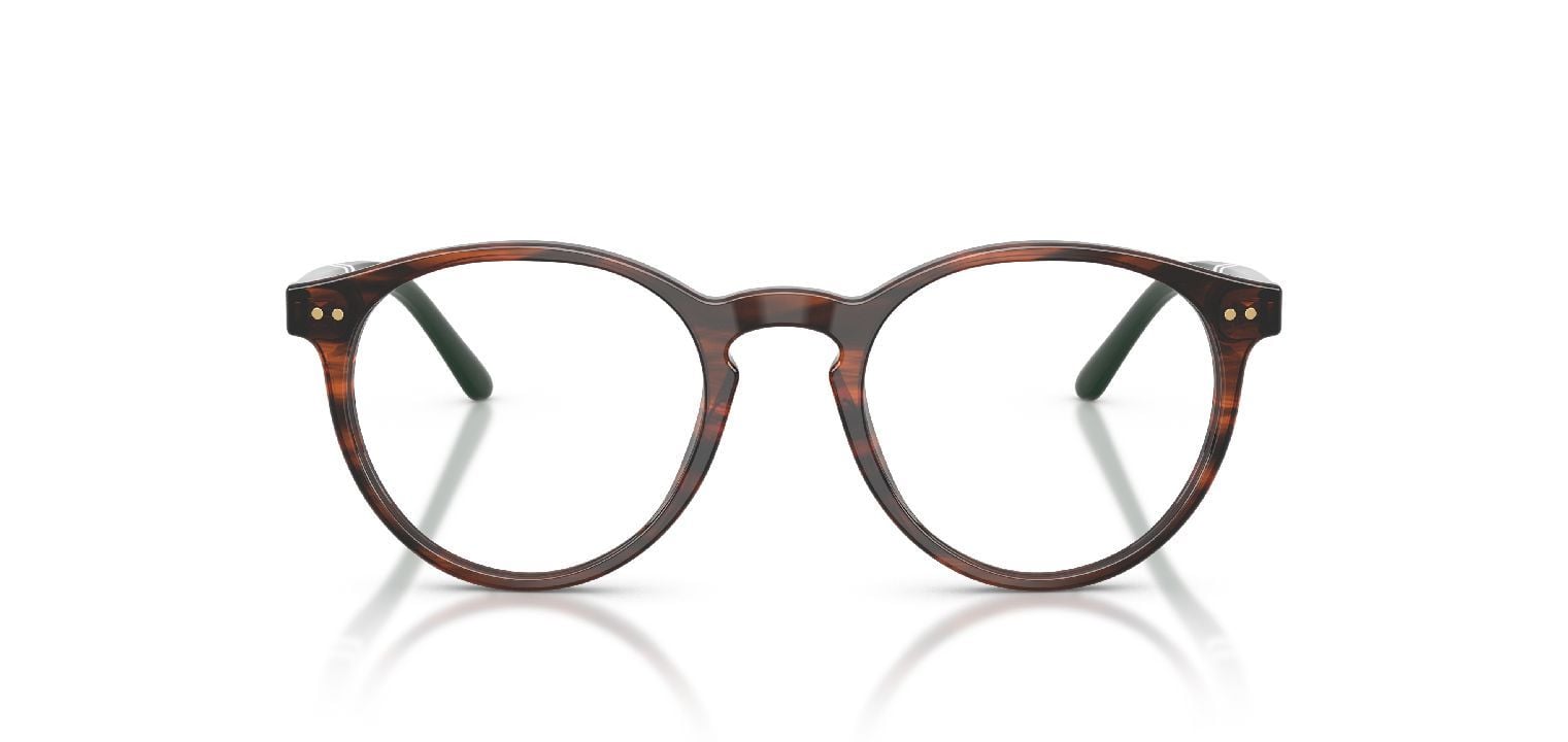 Lunettes de vue Polo Ralph Lauren Ronde 0PH2297 Marron pour Homme