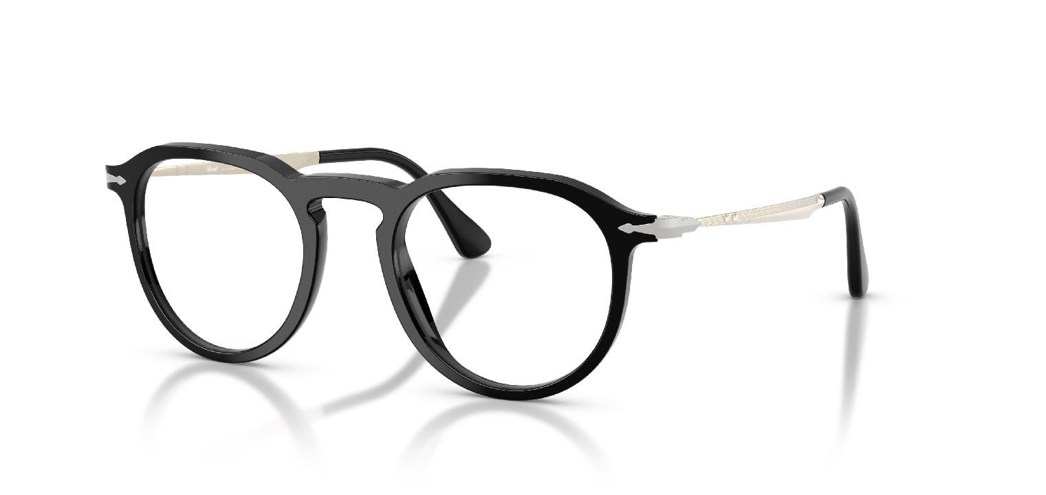 Persol Carré Eyeglasses 0PO3387V Black for Unisex