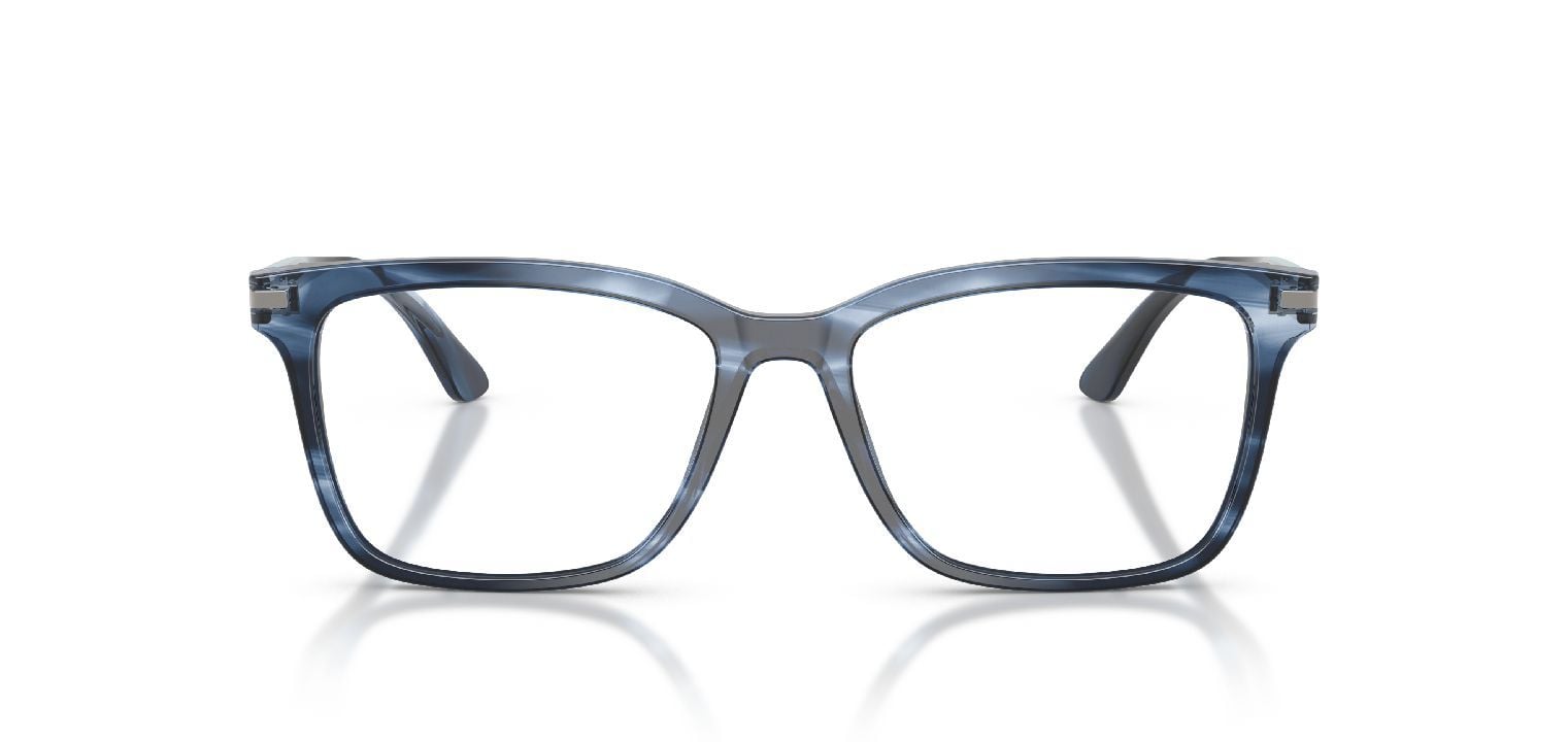 Prada Rectangle Eyeglasses 0PR 14WV Blue for Man