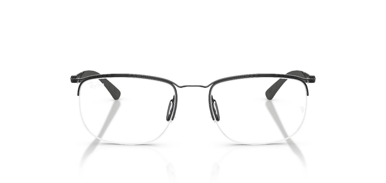 Ray-Ban Quadratisch Brillen 0RX7552 Schwarz für Damen/Herren