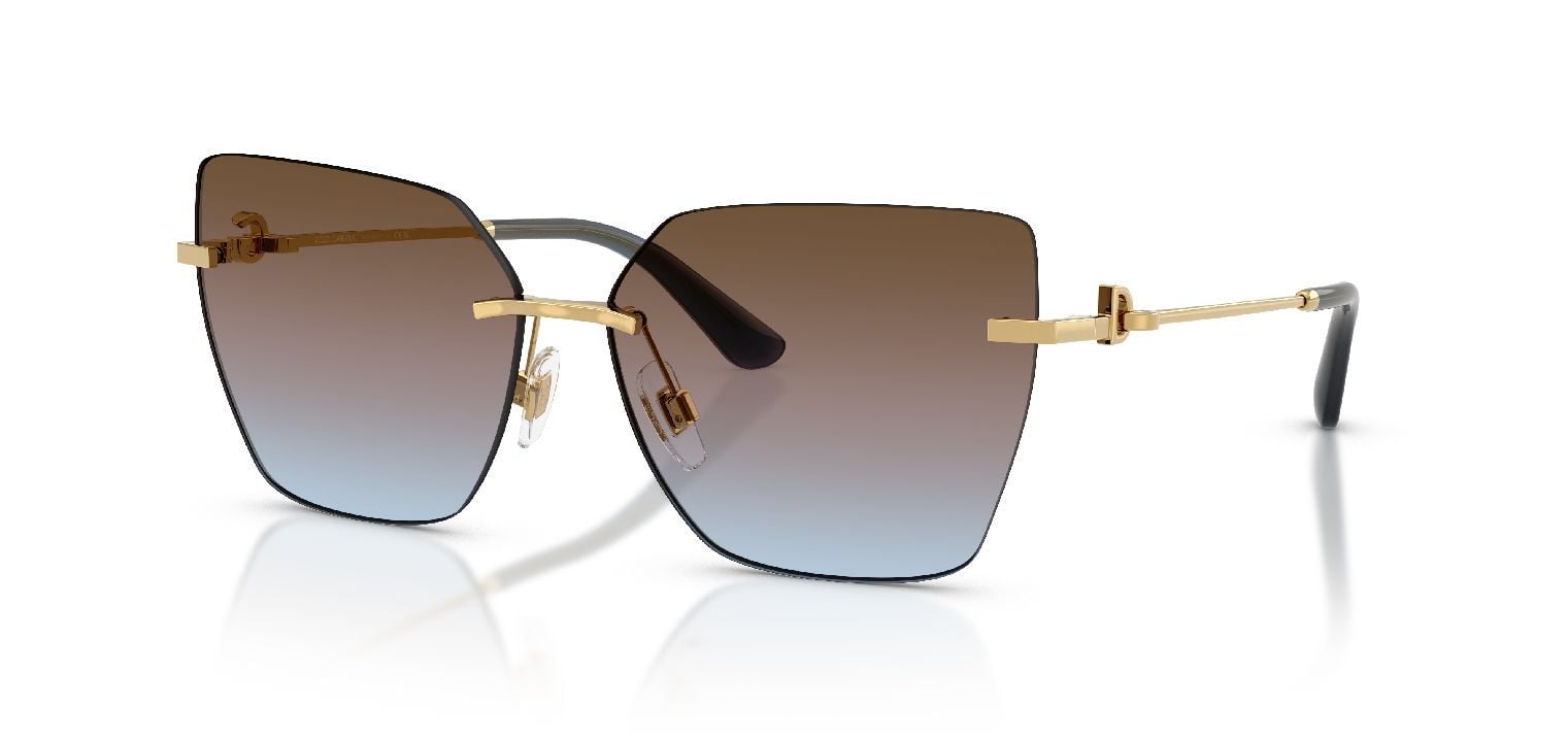 Dolce & Gabbana Schmetterling Sonnenbrillen 0DG2321 Gold für Damen