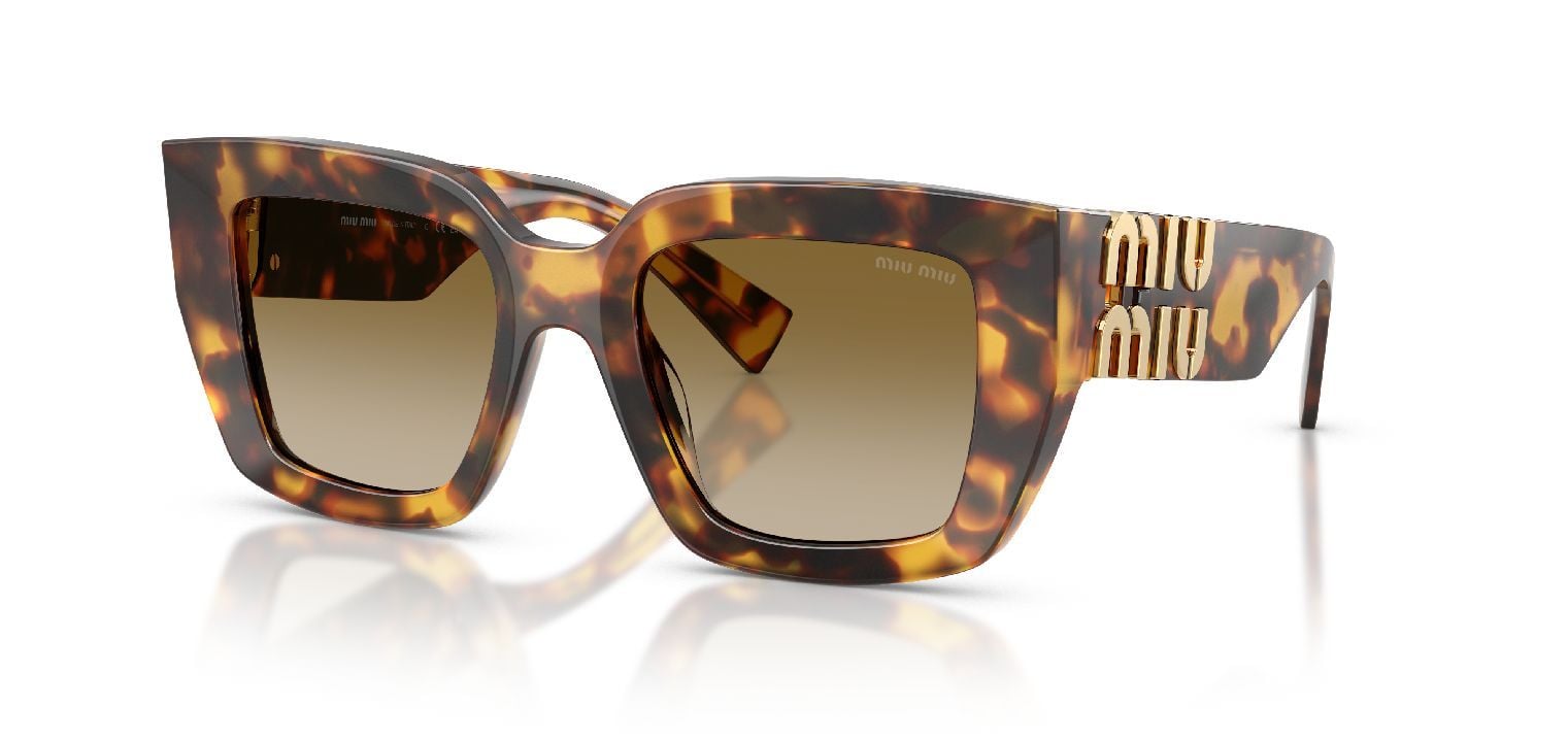 Miu Miu Carré Sunglasses 0MU B05S Tortoise shell for Woman