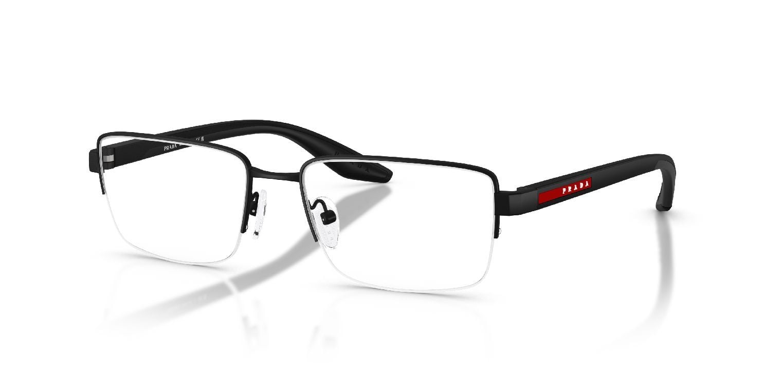 Lunettes de vue Prada Linea Rossa Carré 0PS 51SV Noir pour Homme