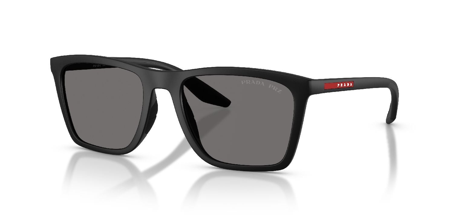 Prada Linea Rossa Quadratisch Sonnenbrillen 0PS B08S Schwarz für Herren
