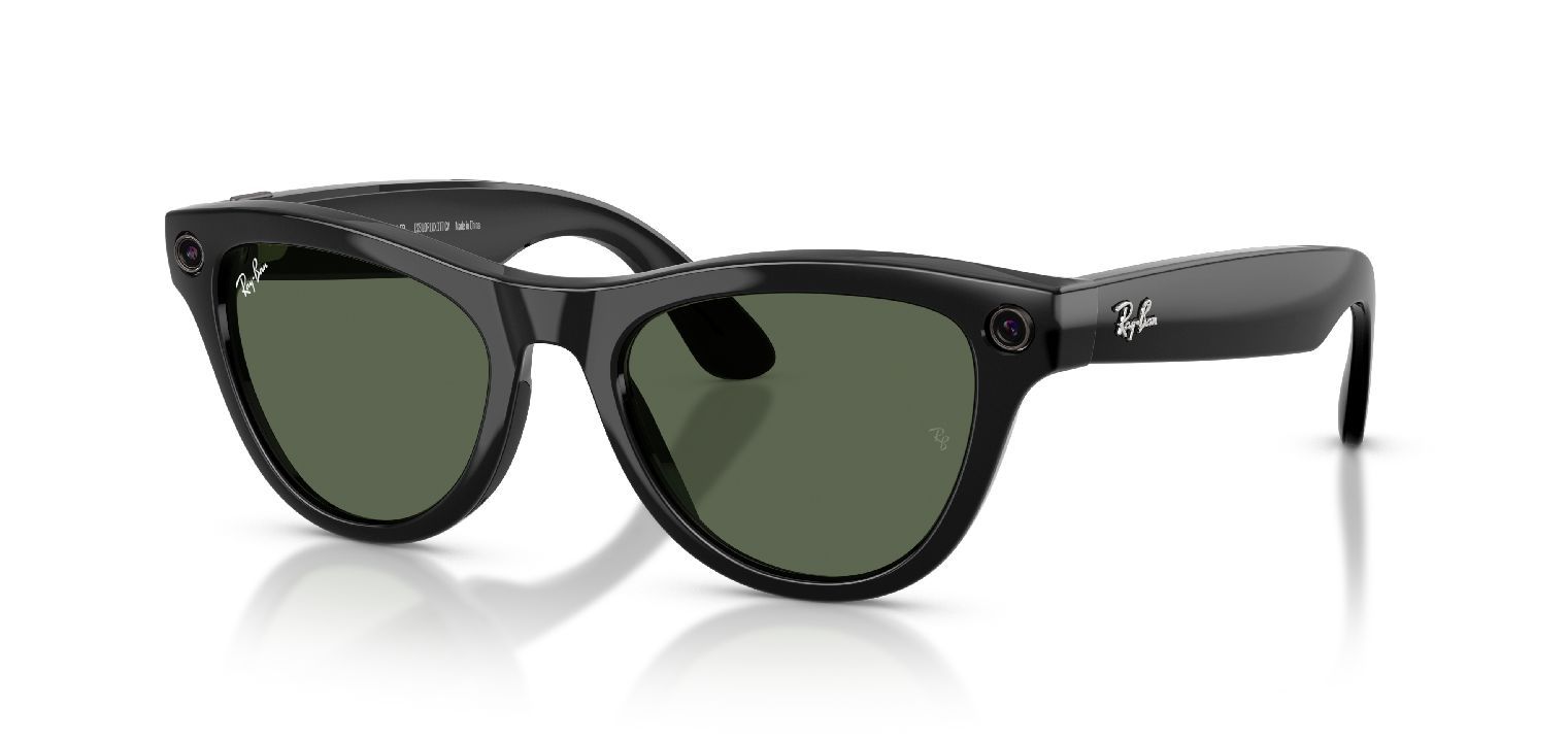 Ray-Ban Wearables Schmetterling Sonnenbrillen 0RW4014 Schwarz für Damen/Herren