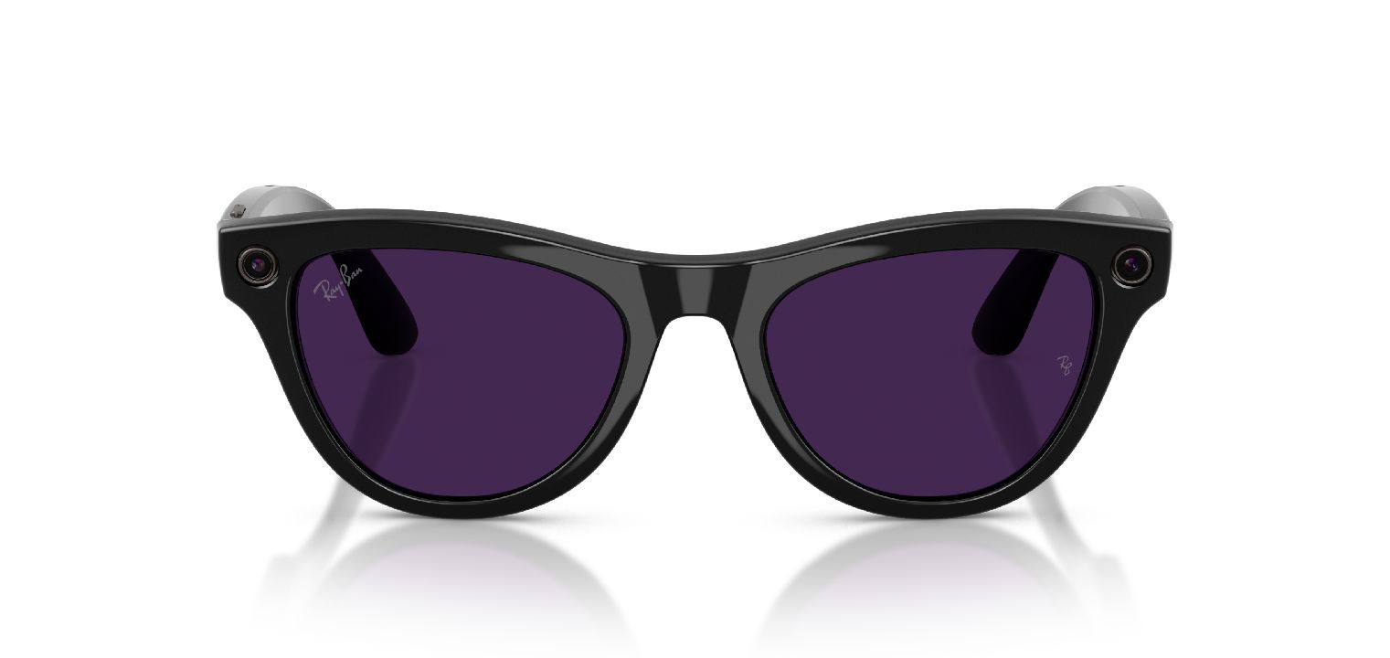 Lunettes de soleil Ray-Ban Meta Papillon 0RW4014 Noir pour Homme-Femme