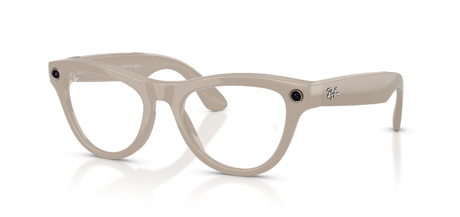 Lunettes de soleil Ray-Ban Meta Papillon 0RW4014 Gris pour Homme-Femme