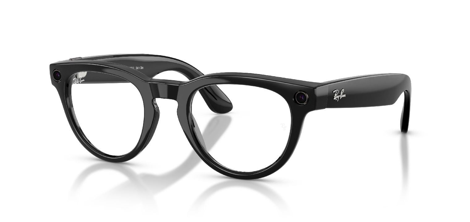 Ray-Ban Meta Rund Sonnenbrillen 0RW4013 Schwarz für Damen/Herren