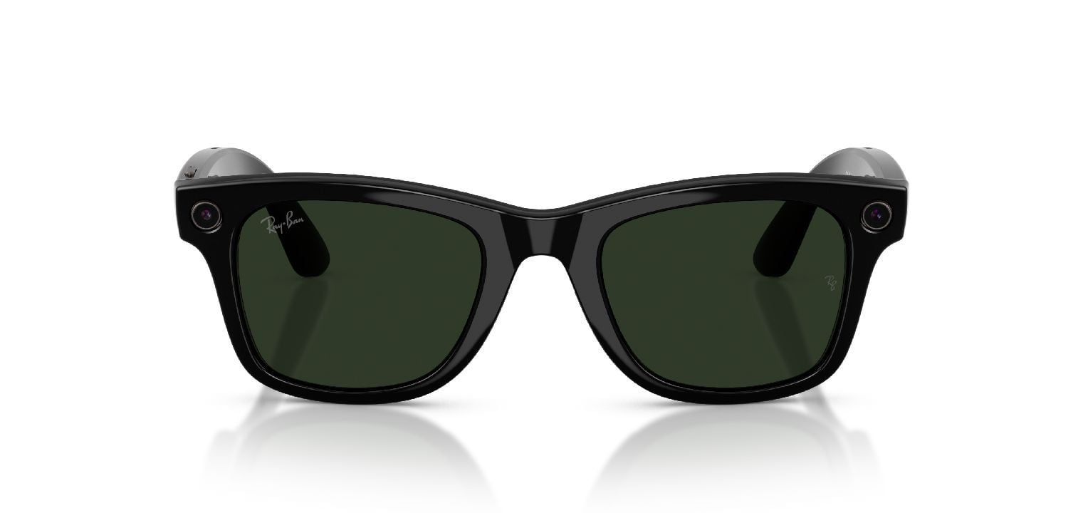 Ray-Ban Meta Quadratisch Sonnenbrillen 0RW4012 Schwarz für Damen/Herren