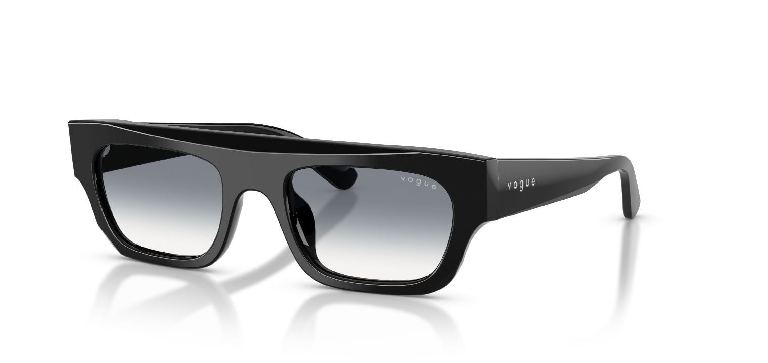 Vogue Rechteckig Sonnenbrillen 0VO5694SU Schwarz für Damen