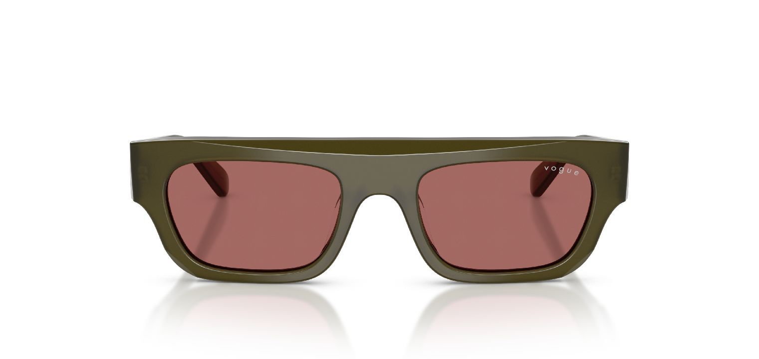 Vogue Rechteckig Sonnenbrillen 0VO5694SU Grün für Damen