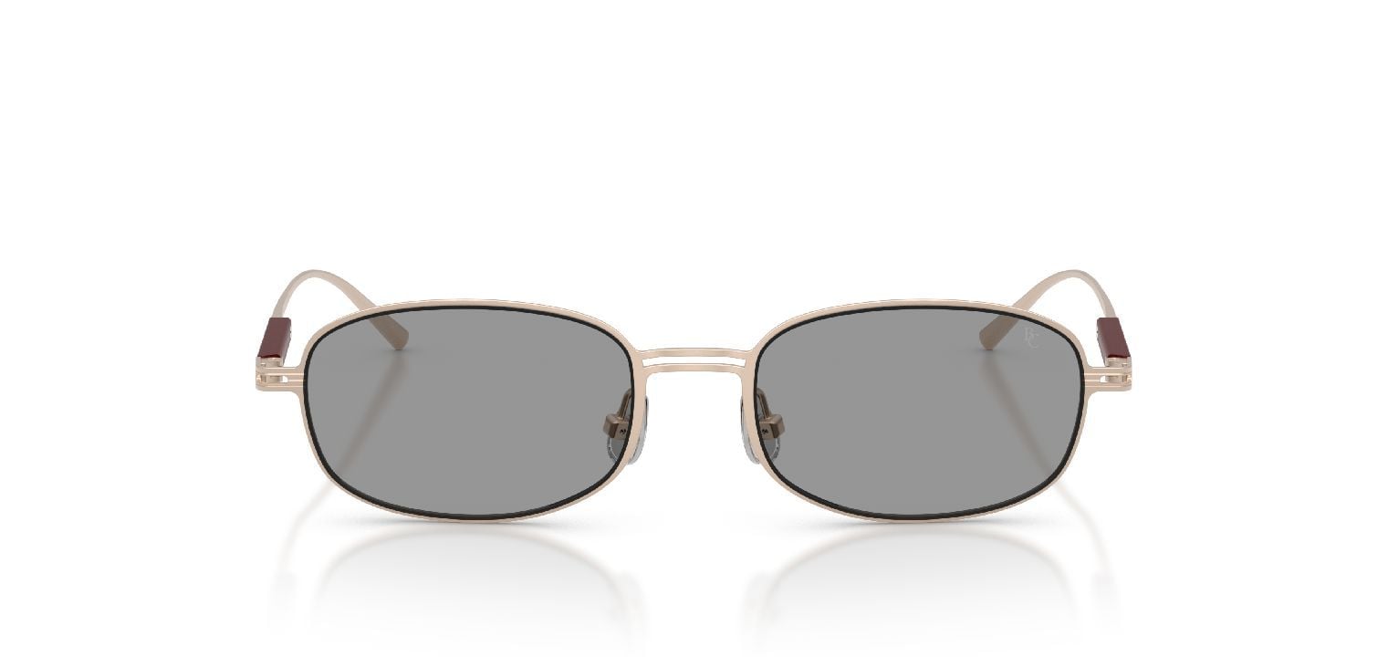 Brunello Cucinelli Oval Sonnenbrillen 0BC2018ST Gold für Damen/Herren