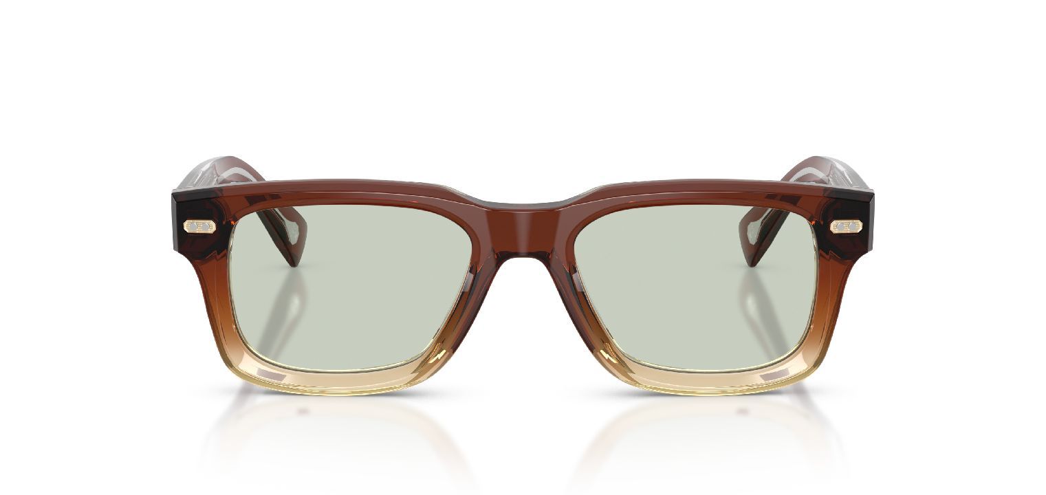 Lunettes de vue Brunello Cucinelli Rectangle 0BC3020 Orange pour Homme