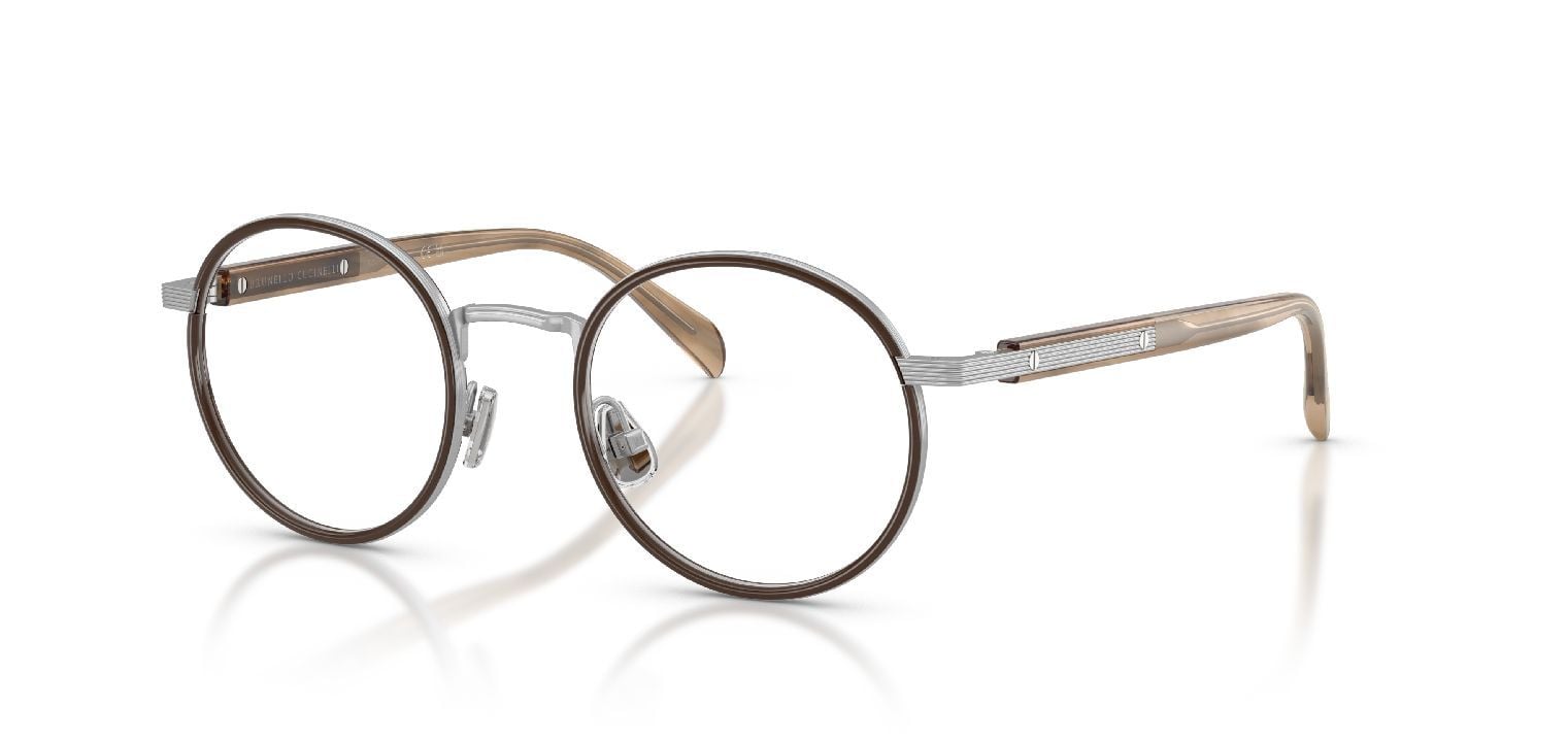 Lunettes de vue Brunello Cucinelli Ronde 0BC1014T Marron pour Homme-Femme