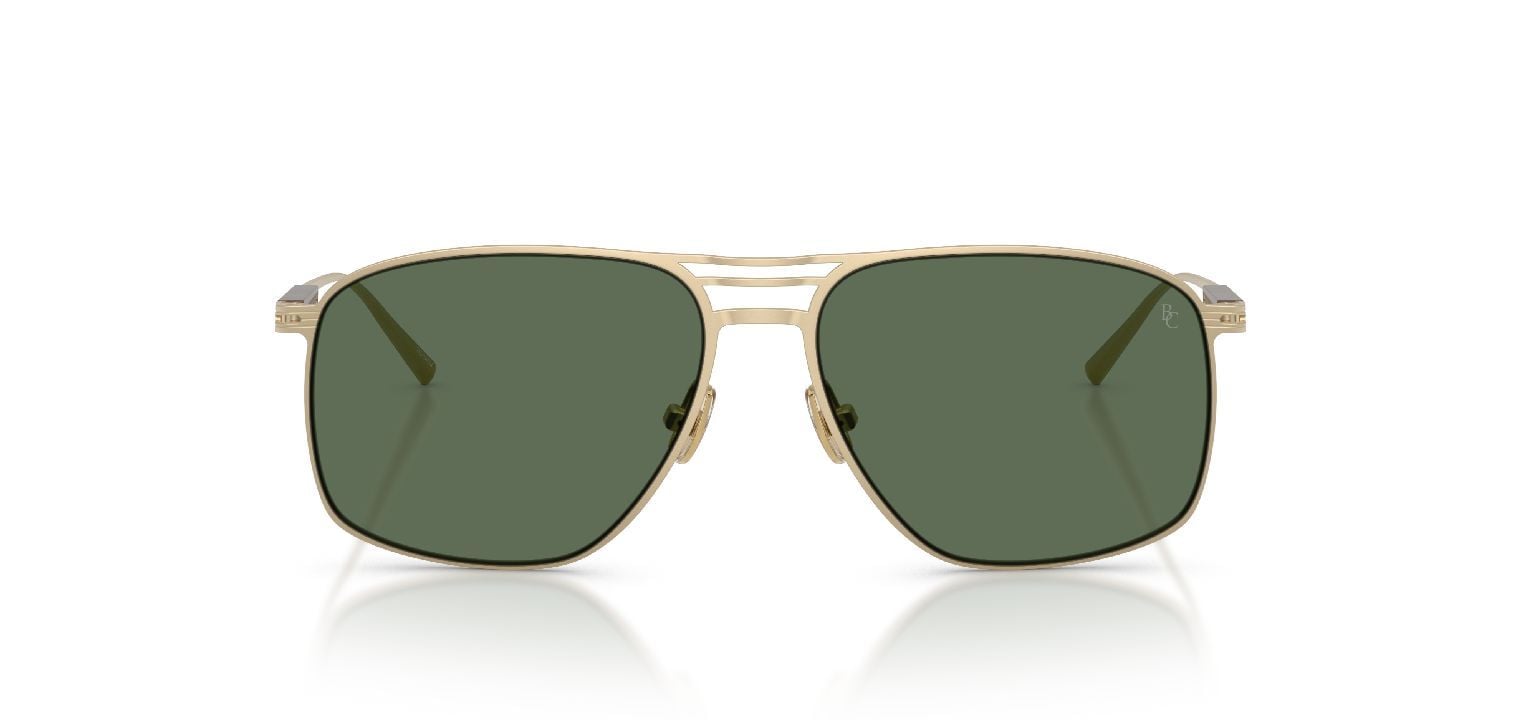 Brunello Cucinelli Rechteckig Sonnenbrillen 0BC2017ST Gold für Herren