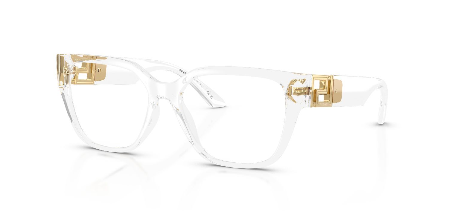 Versace Carré Eyeglasses 0VE3387U Transparent for Woman