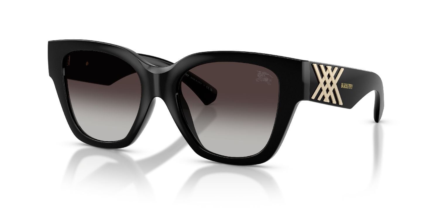 Burberry Carré Sunglasses 0BE4489U Black for Woman