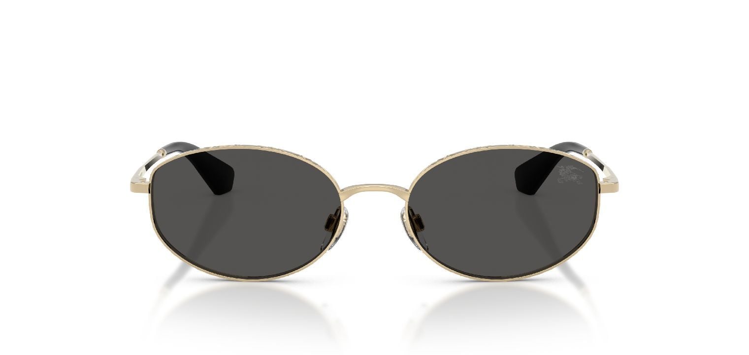 Burberry Oval Sonnenbrillen 0BE3169 Gold für Damen