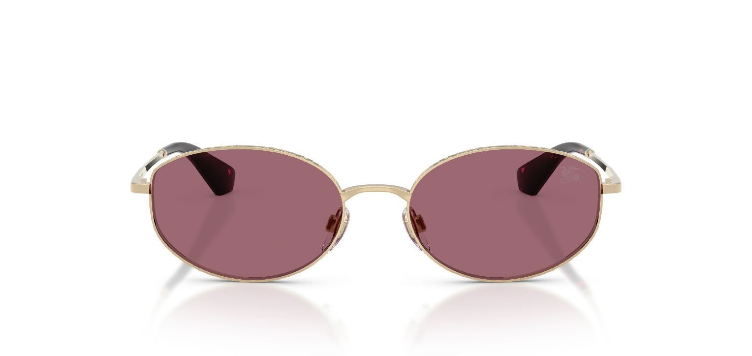 Burberry Oval Sonnenbrillen 0BE3169 Gold für Damen