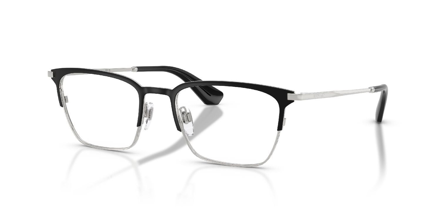 Lunettes de vue Burberry Rectangle 0BE1401 Argenté pour Homme