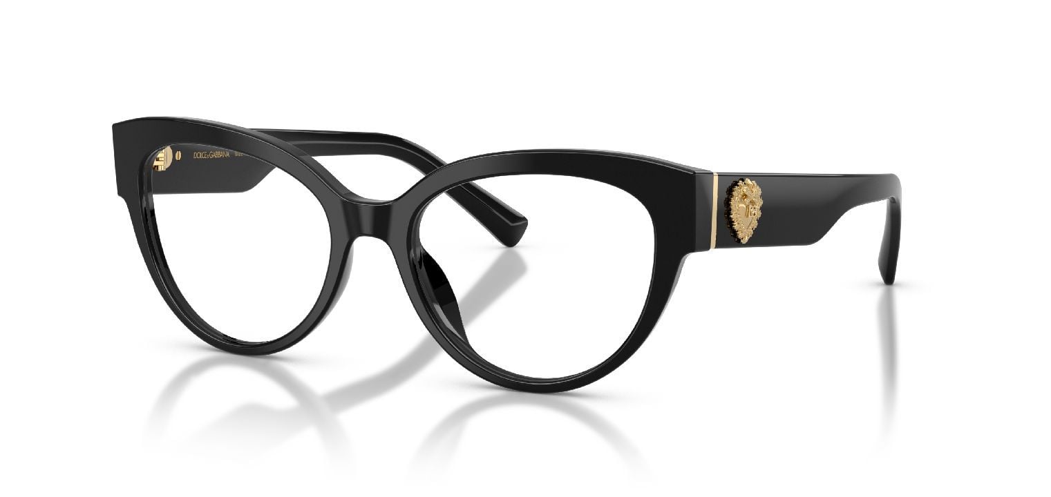 Dolce & Gabbana Cat Eye Eyeglasses 0DG3440 Black for Woman