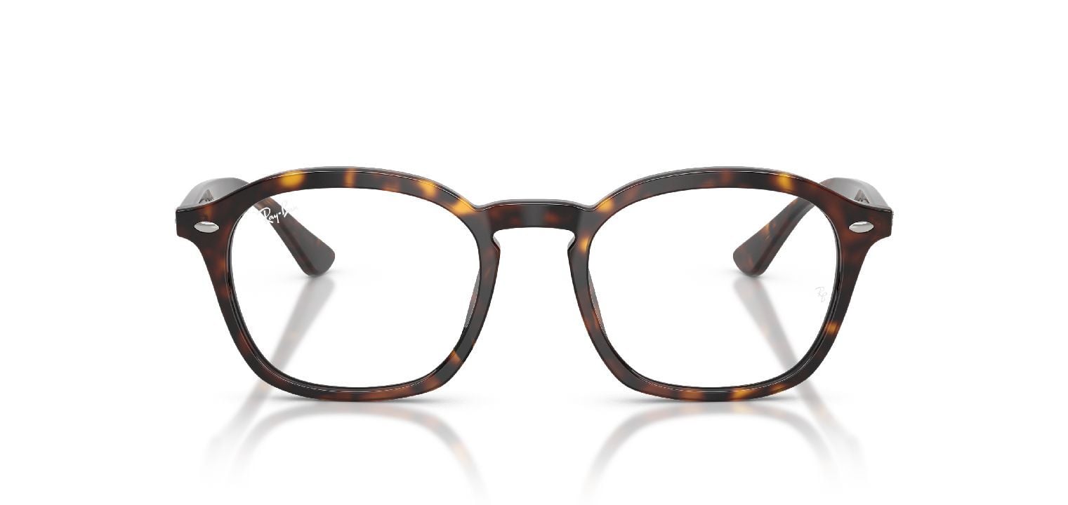 Ray-Ban Quadratisch Brillen 0RX5451 Schildpatt für Damen/Herren